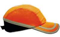 ON SITE SAFETY DODGE BUMP CAP - NEON ORANGE WITH REFLECT SILVER STRIP
